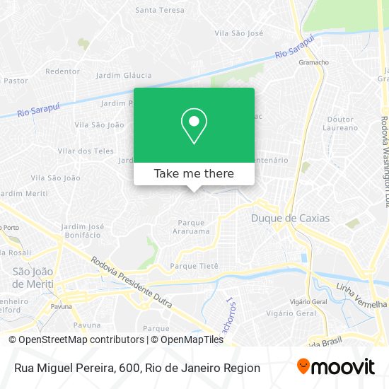 Rua Miguel Pereira, 600 map