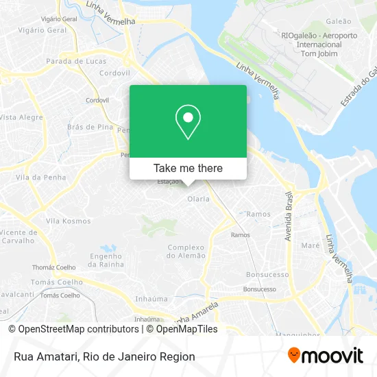 Rua Amatari map
