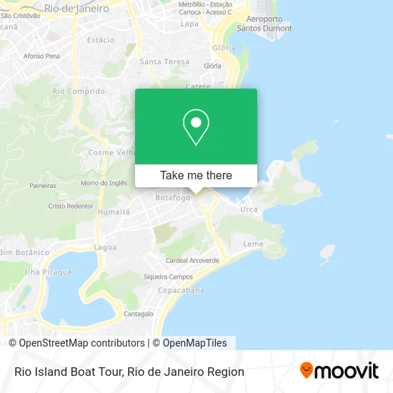 Rio Island Boat Tour map
