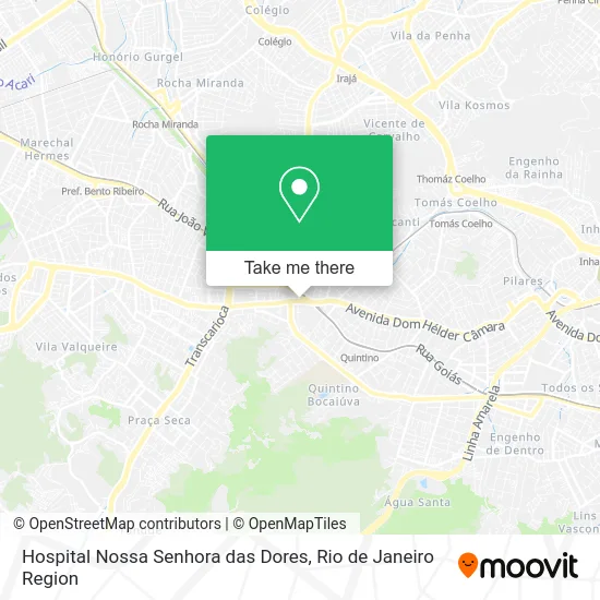 Hospital Nossa Senhora das Dores map