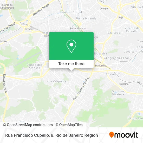 Rua Francisco Cupello, 8 map