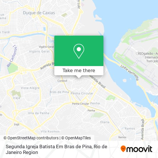 Segunda Igreja Batista Em Bras de Pina map