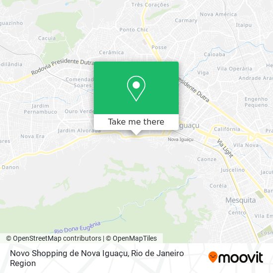 Novo Shopping de Nova Iguaçu map