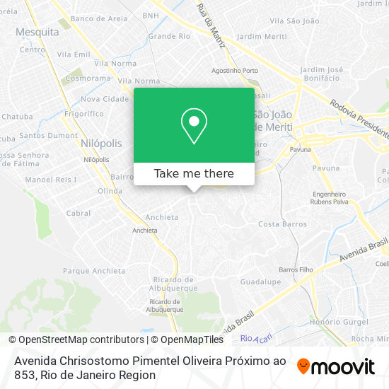 Avenida Chrisostomo Pimentel Oliveira Próximo ao 853 map