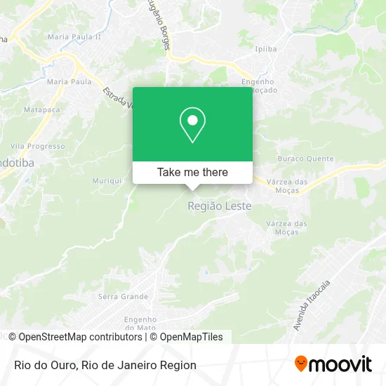 Rio do Ouro map