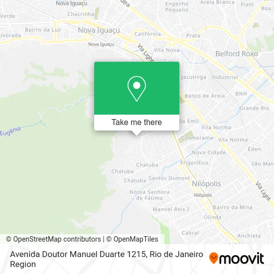 Avenida Doutor Manuel Duarte 1215 map