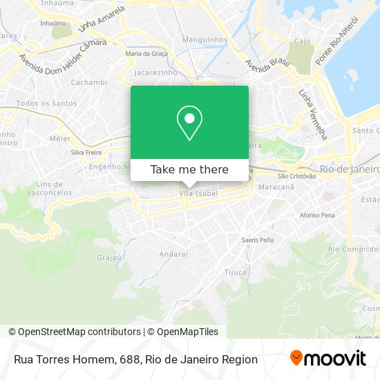 Rua Torres Homem, 688 map