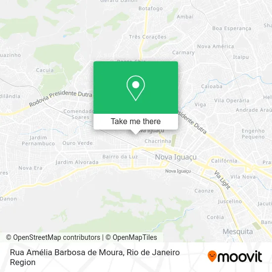 Rua Amélia Barbosa de Moura map