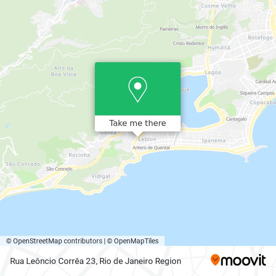 Mapa Rua Leôncio Corrêa 23