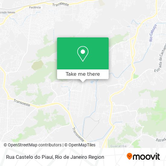 Rua Castelo do Piauí map