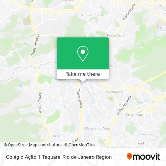 Colégio Ação 1 Taquara map