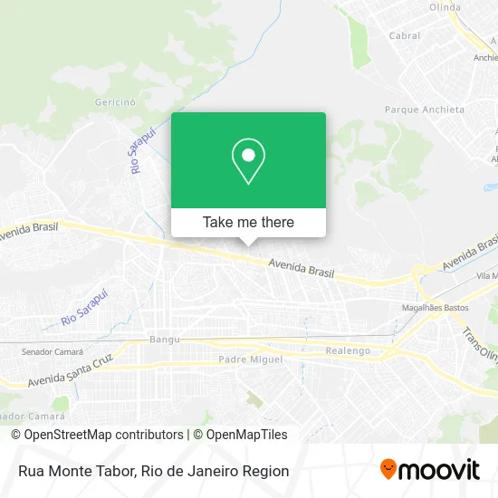 Rua Monte Tabor map