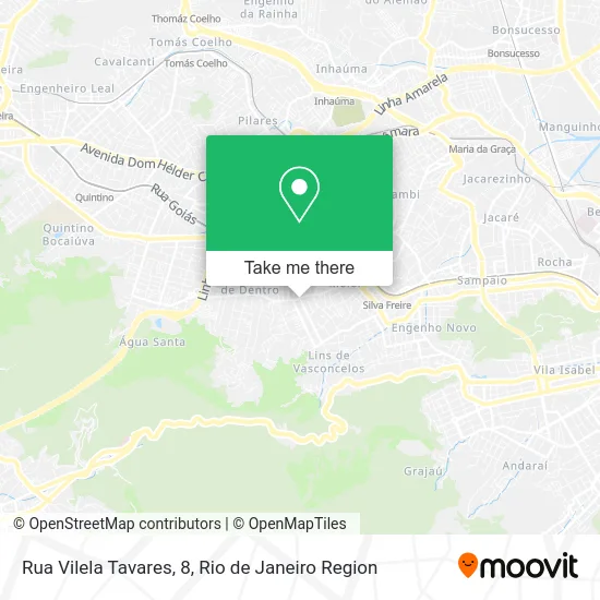 Rua Vilela Tavares, 8 map