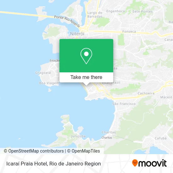 Icaraí Praia Hotel map