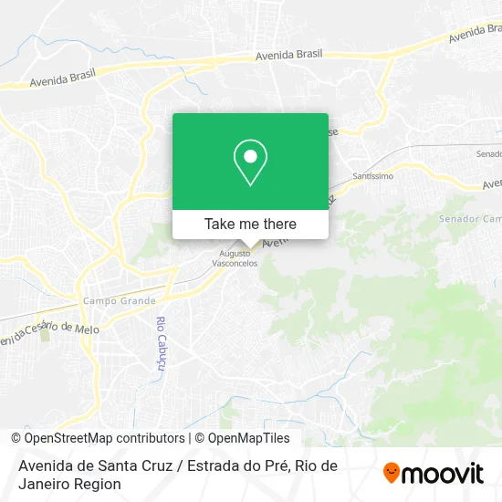 Avenida de Santa Cruz / Estrada do Pré map
