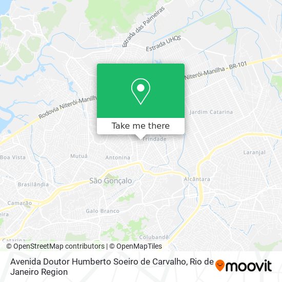 Avenida Doutor Humberto Soeiro de Carvalho map