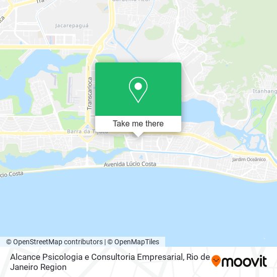 Mapa Alcance Psicologia e Consultoria Empresarial