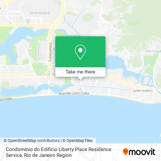 Condominio do Edificio Liberty Place Residence Service map