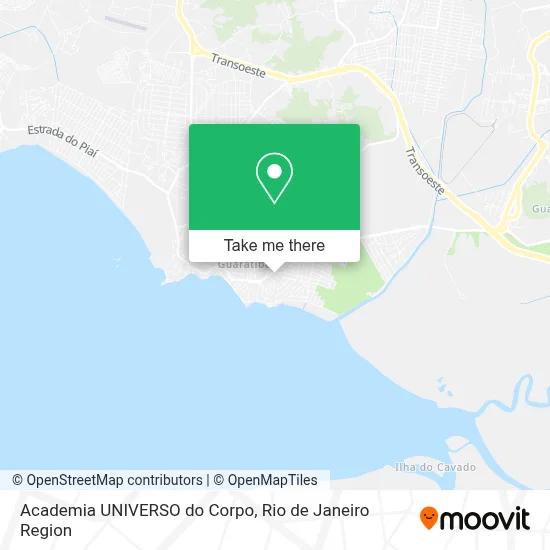 Academia UNIVERSO do Corpo map