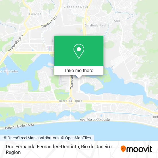 Dra. Fernanda Fernandes-Dentista map
