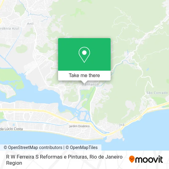 R W Ferreira S Reformas e Pinturas map