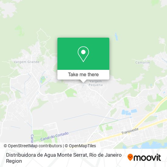 Distribuidora de Agua Monte Serrat map