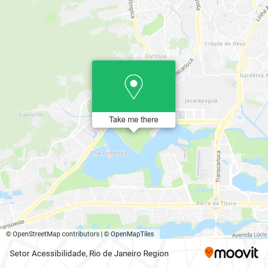 Setor Acessibilidade map