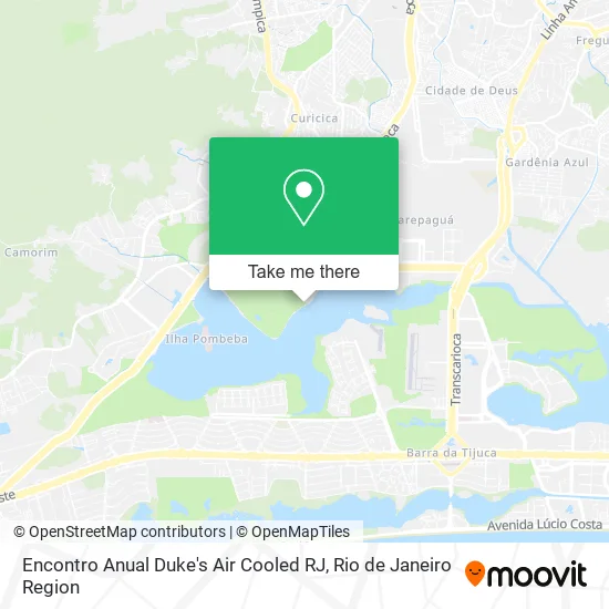 Encontro Anual Duke's Air Cooled RJ map