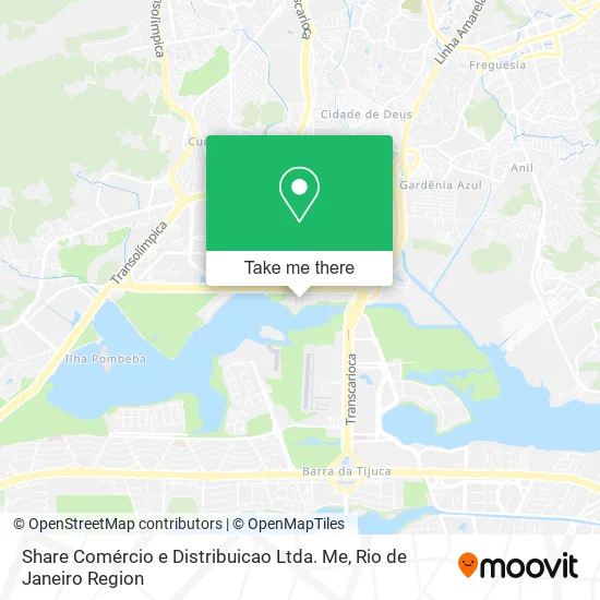 Share Comércio e Distribuicao Ltda. Me map