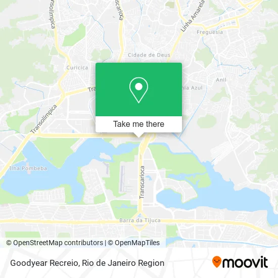 Goodyear Recreio map