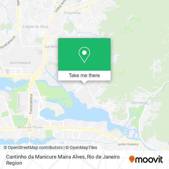 Mapa Cantinho da Manicure Maira Alves