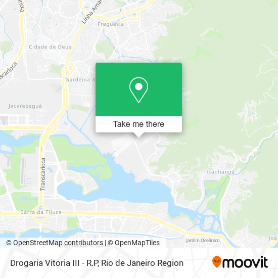 Drogaria Vitoria III - R.P map