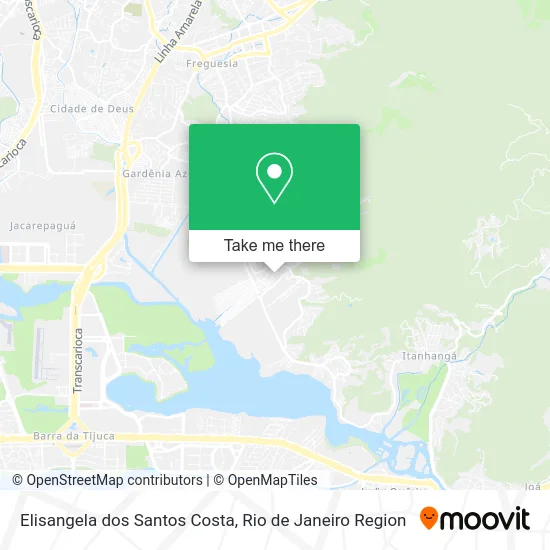 Elisangela dos Santos Costa map