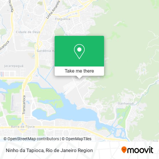 Mapa Ninho da Tapioca