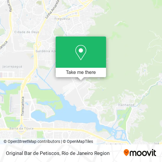 Original Bar de Petiscos map