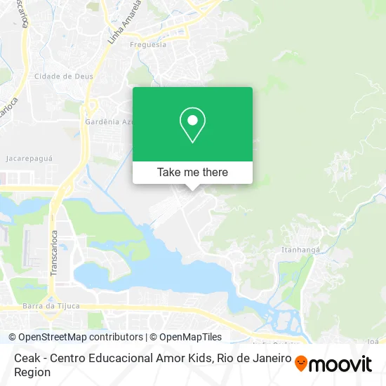 Ceak - Centro Educacional Amor Kids map