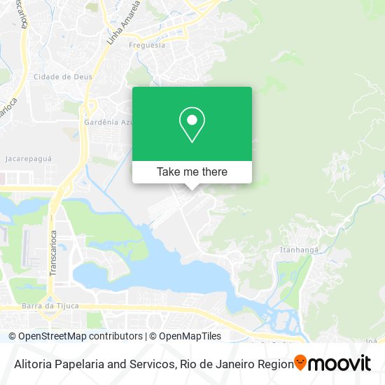 Alitoria Papelaria and Servicos map