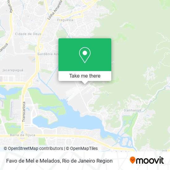 Favo de Mel e Melados map