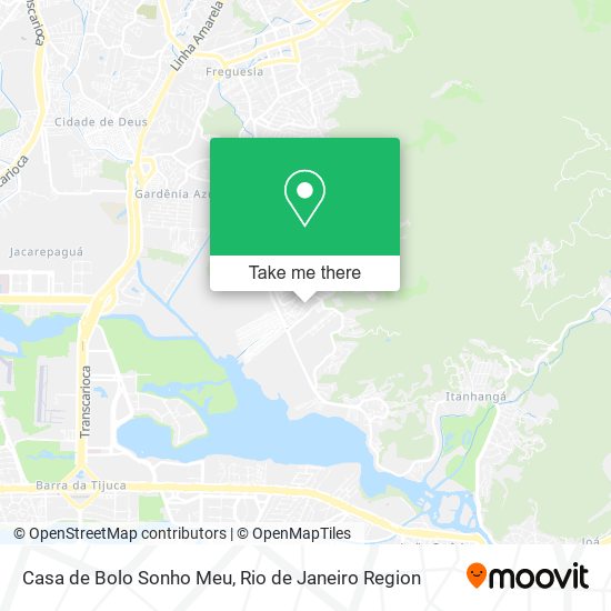 Casa de Bolo Sonho Meu map