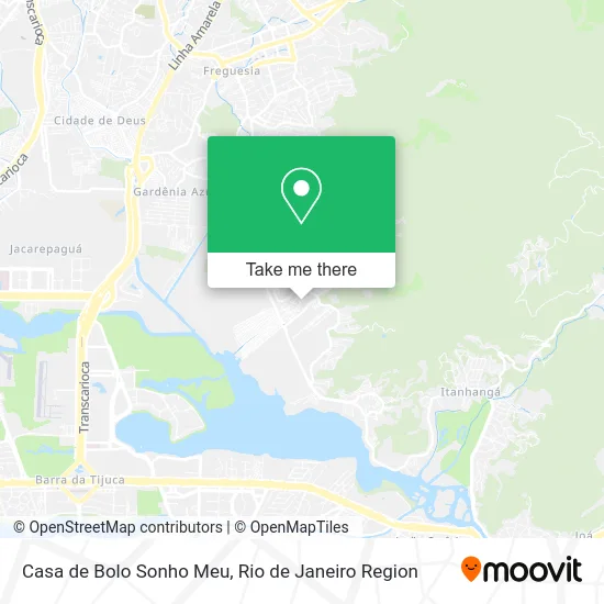 Casa de Bolo Sonho Meu map