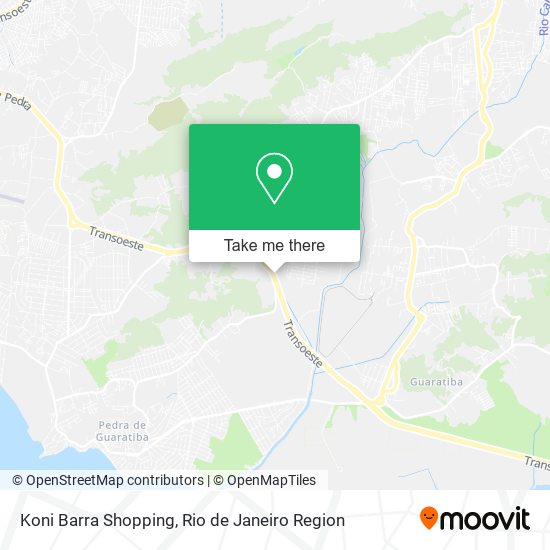 Koni Barra Shopping map