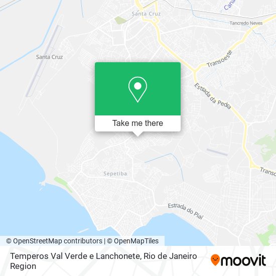 Temperos Val Verde e Lanchonete map