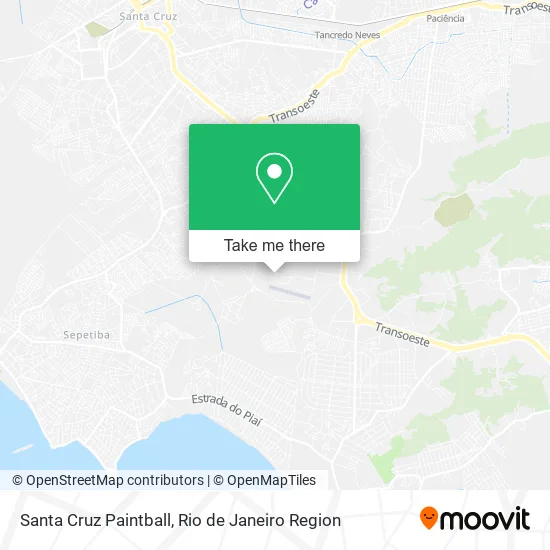 Santa Cruz Paintball map