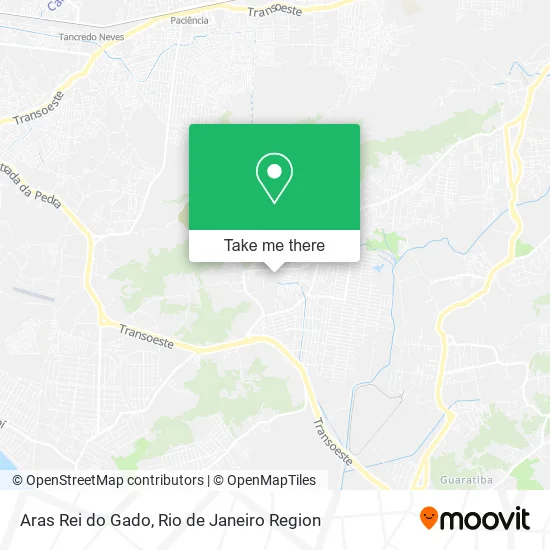 Aras Rei do Gado map