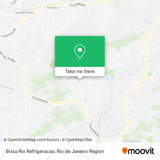 Brisa Rio Refrigeracao map