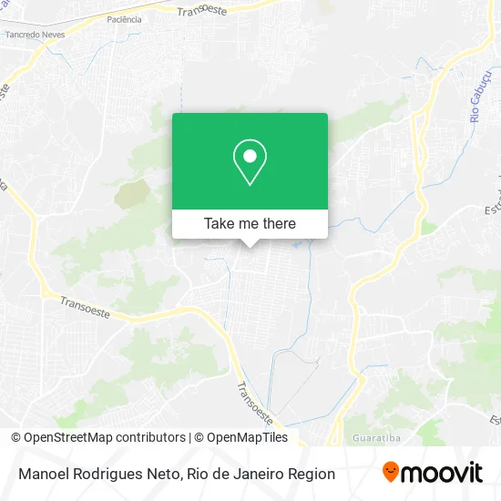 Manoel Rodrigues Neto map