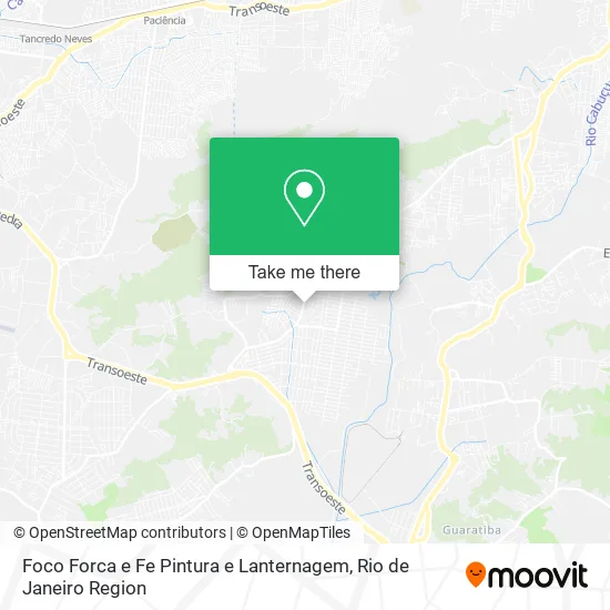 Foco Forca e Fe Pintura e Lanternagem map