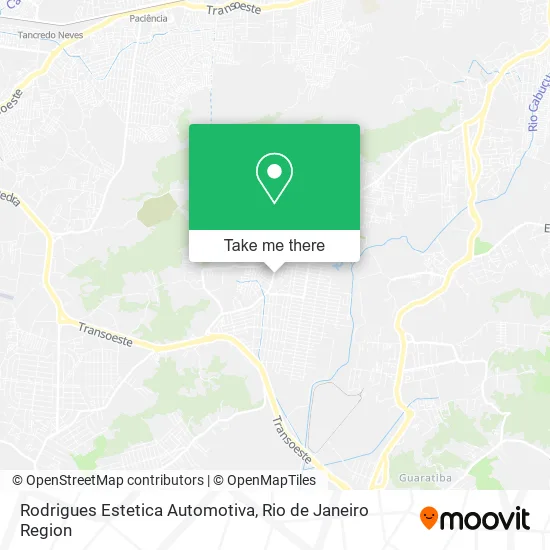 Rodrigues Estetica Automotiva map