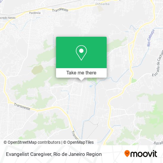 Evangelist Caregiver map