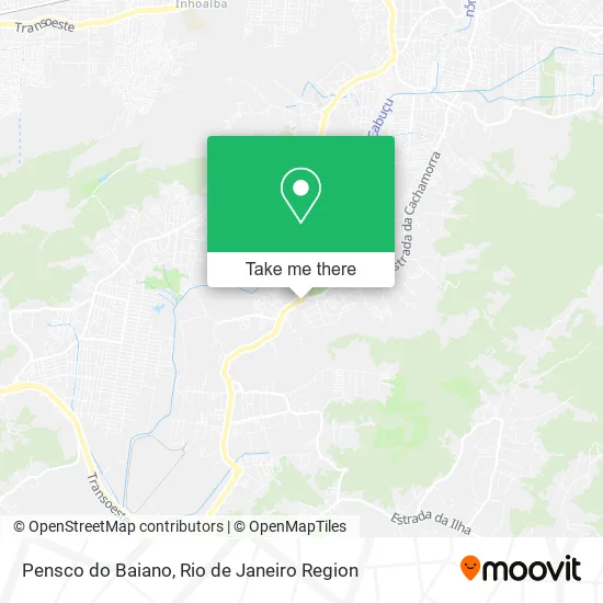 Pensco do Baiano map